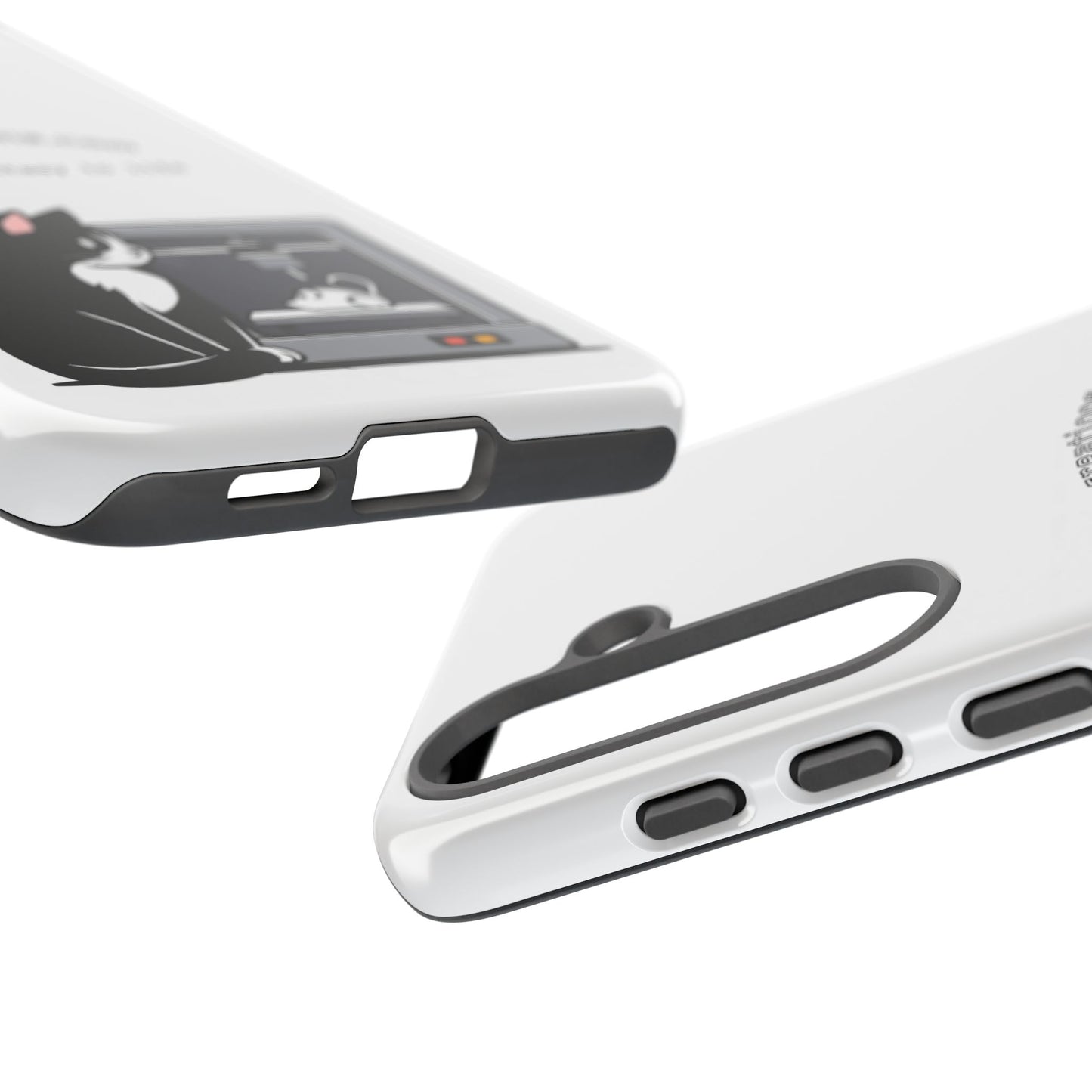 Cat-Themed Phone Case, Cute Cat Design, Gift for Cat Lovers, Creative Phone Cover, Unique Pet Owner Gift, Phone Accessories