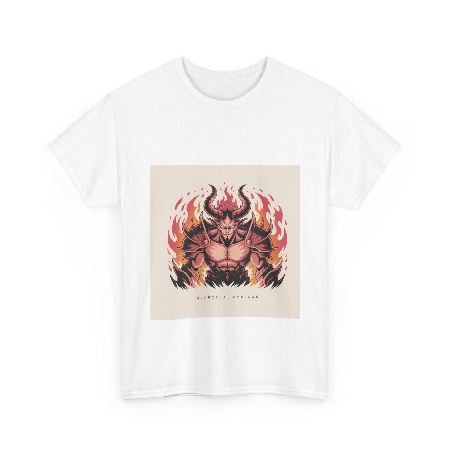 Men's Graphic Tee with Bold Flame Design, Casual T-Shirt, Unisex Heavy Cotton Tee, Unique Art Apparel, Great for Festivals, Gifts for Him