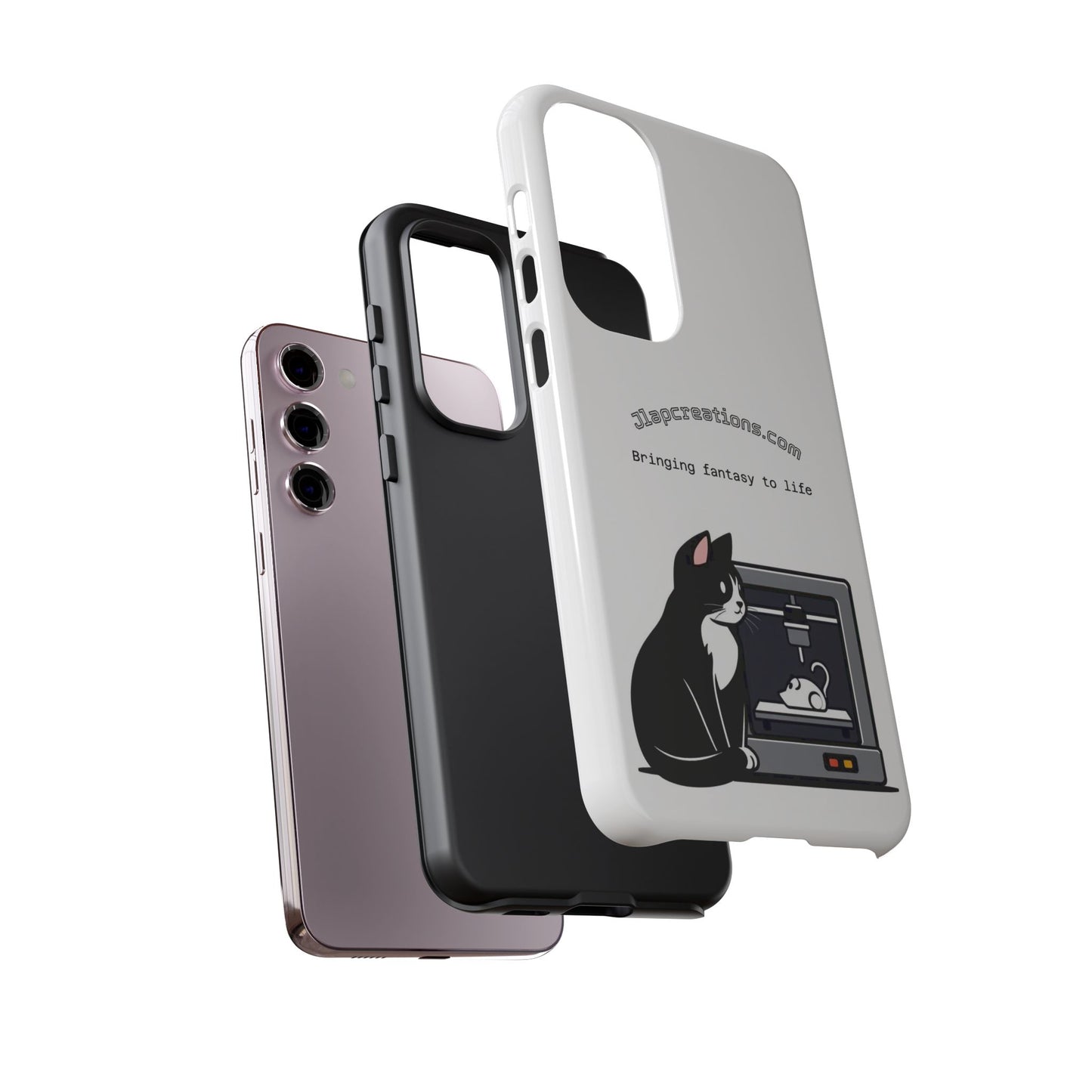 Cat-Themed Phone Case, Cute Cat Design, Gift for Cat Lovers, Creative Phone Cover, Unique Pet Owner Gift, Phone Accessories