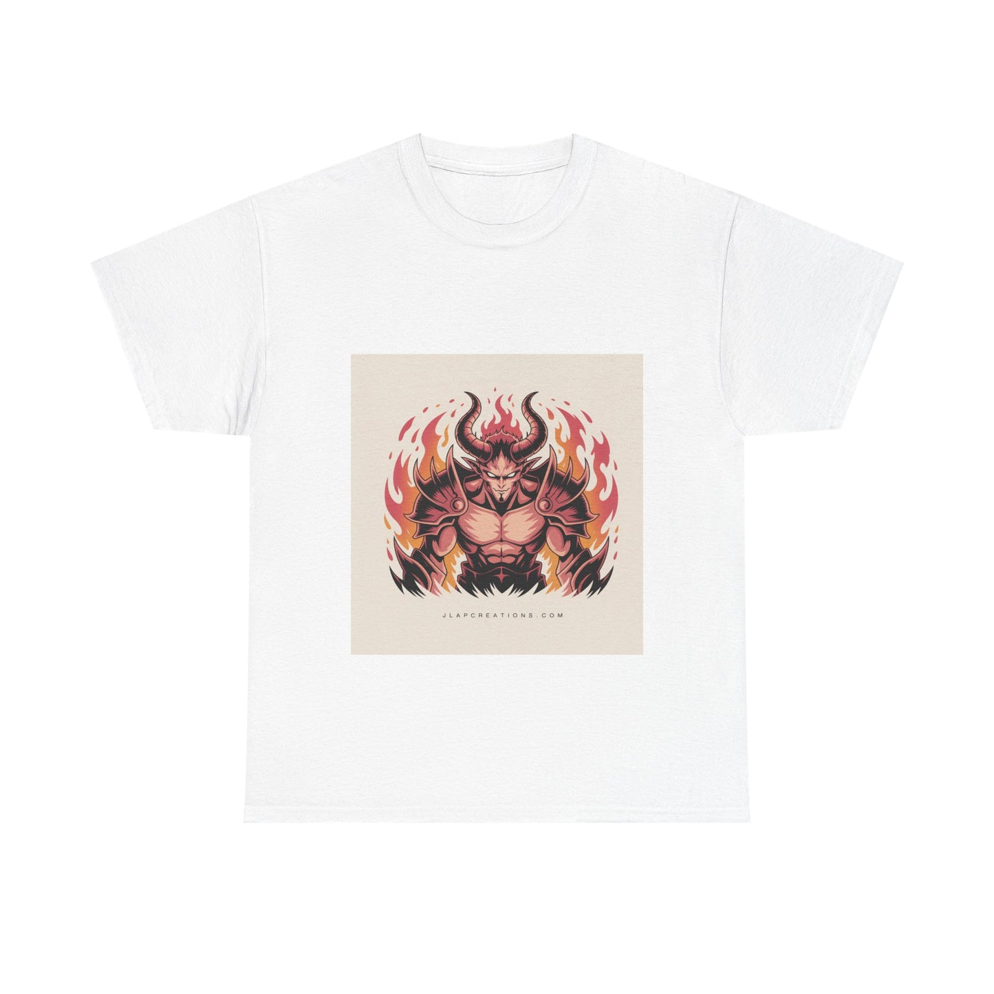 Men's Graphic Tee with Bold Flame Design, Casual T-Shirt, Unisex Heavy Cotton Tee, Unique Art Apparel, Great for Festivals, Gifts for Him