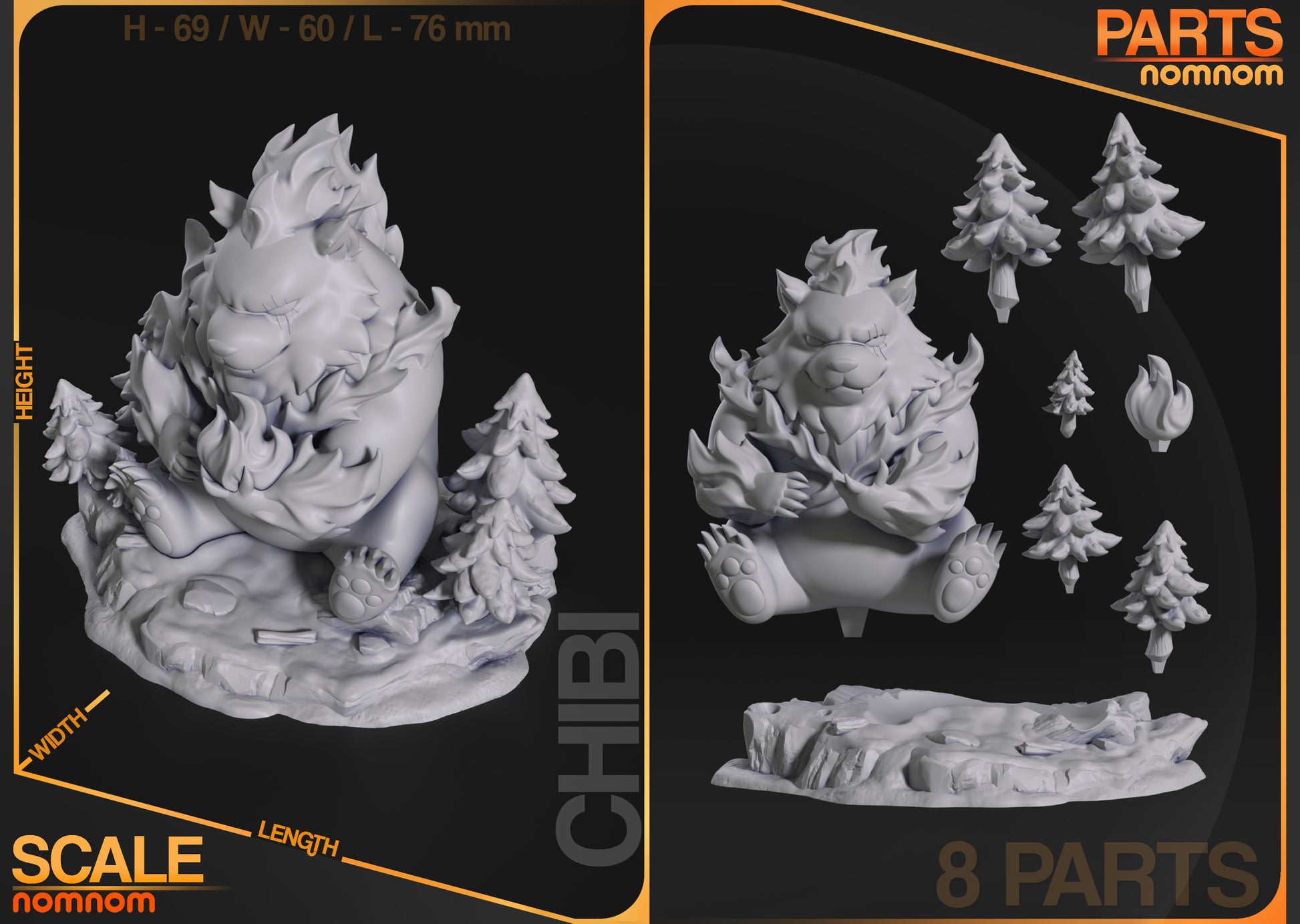 Unpainted Nom Nom Tank Solo Leveling image 5