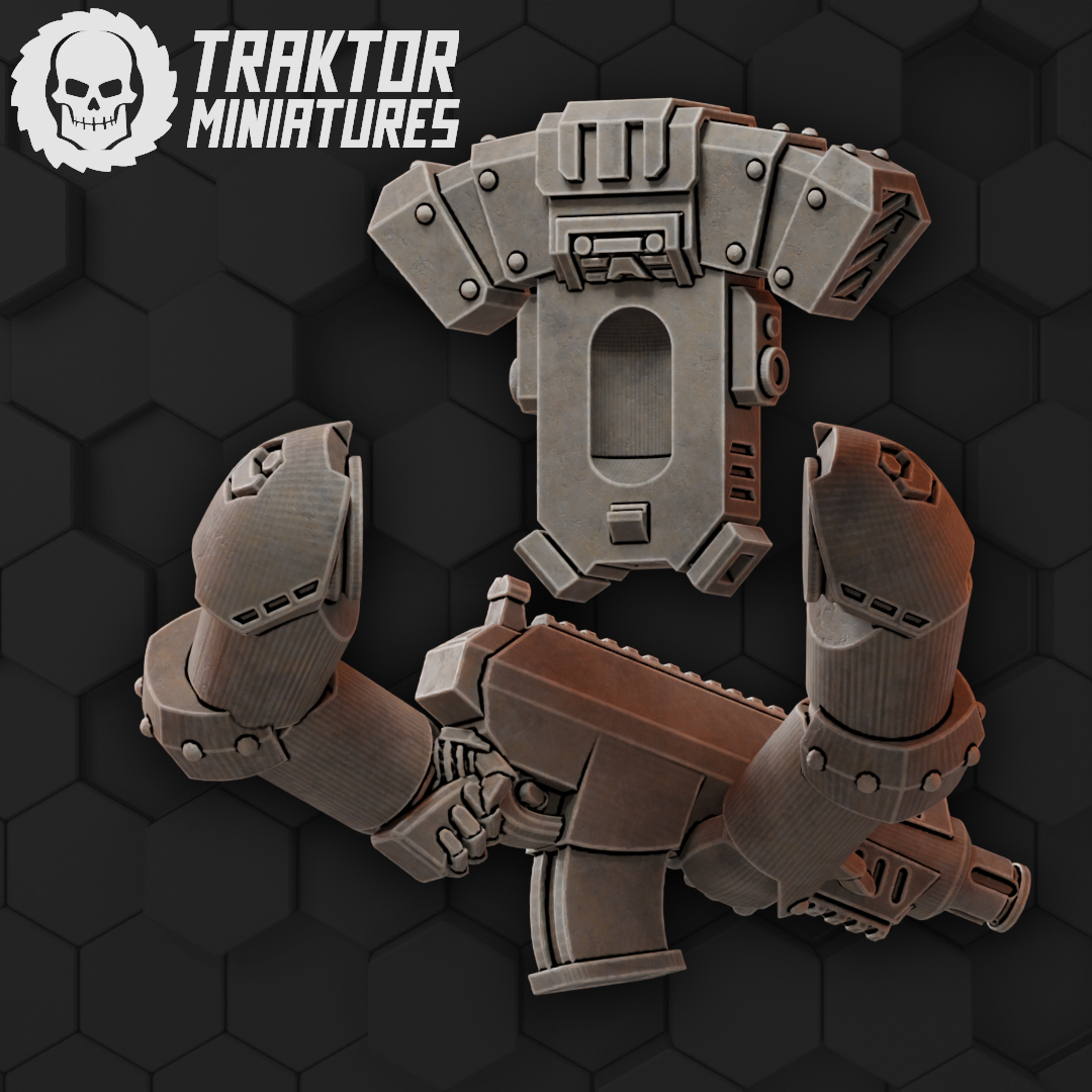 Unpainted MK Hex Gunner Set image 1