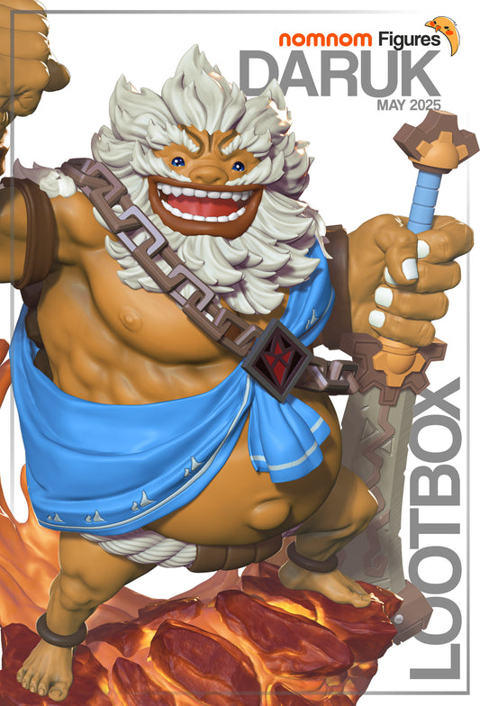 Unpainted Nom Nom Daruk Breath of the Wild image 0