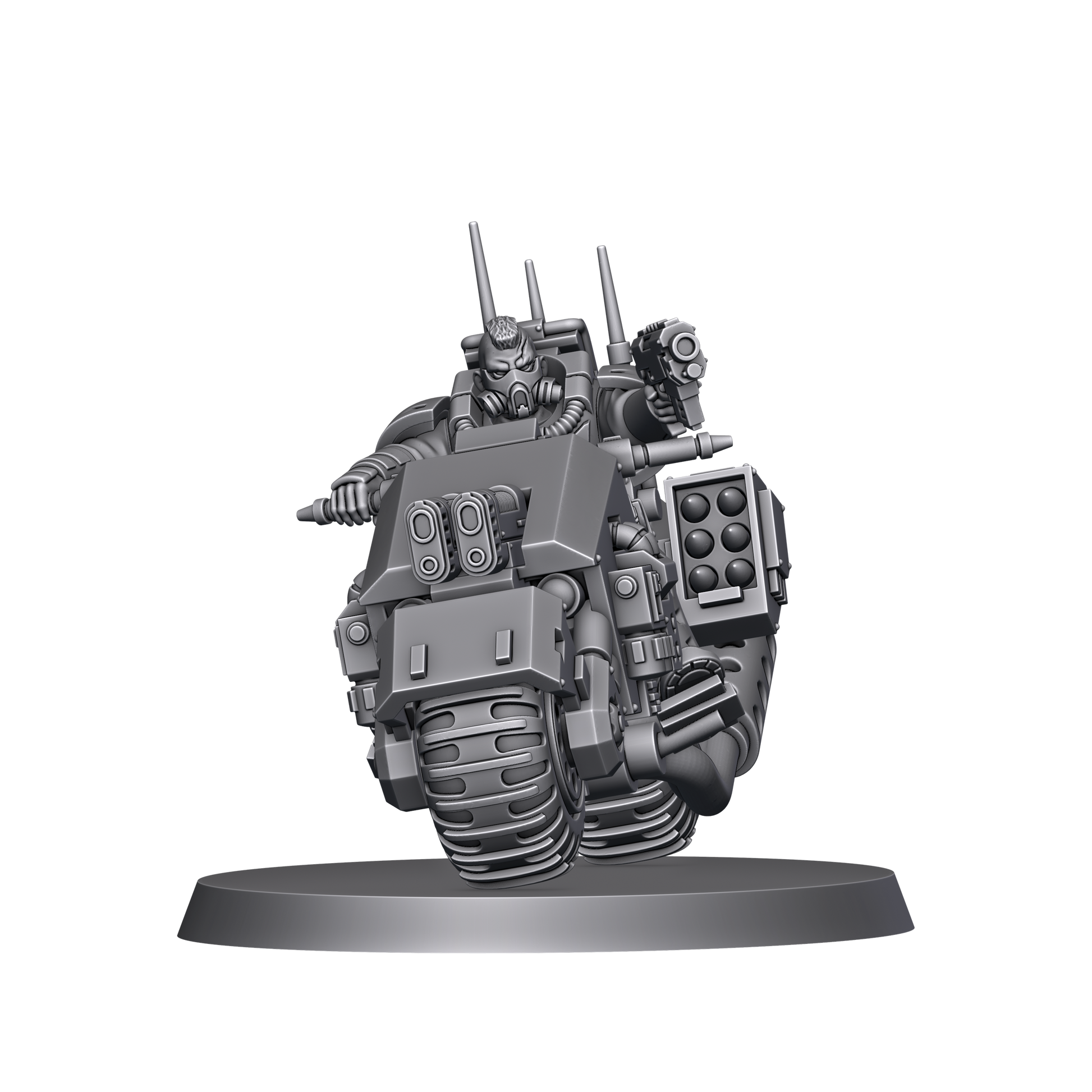 Unpainted Thunder Recon Biker image 1