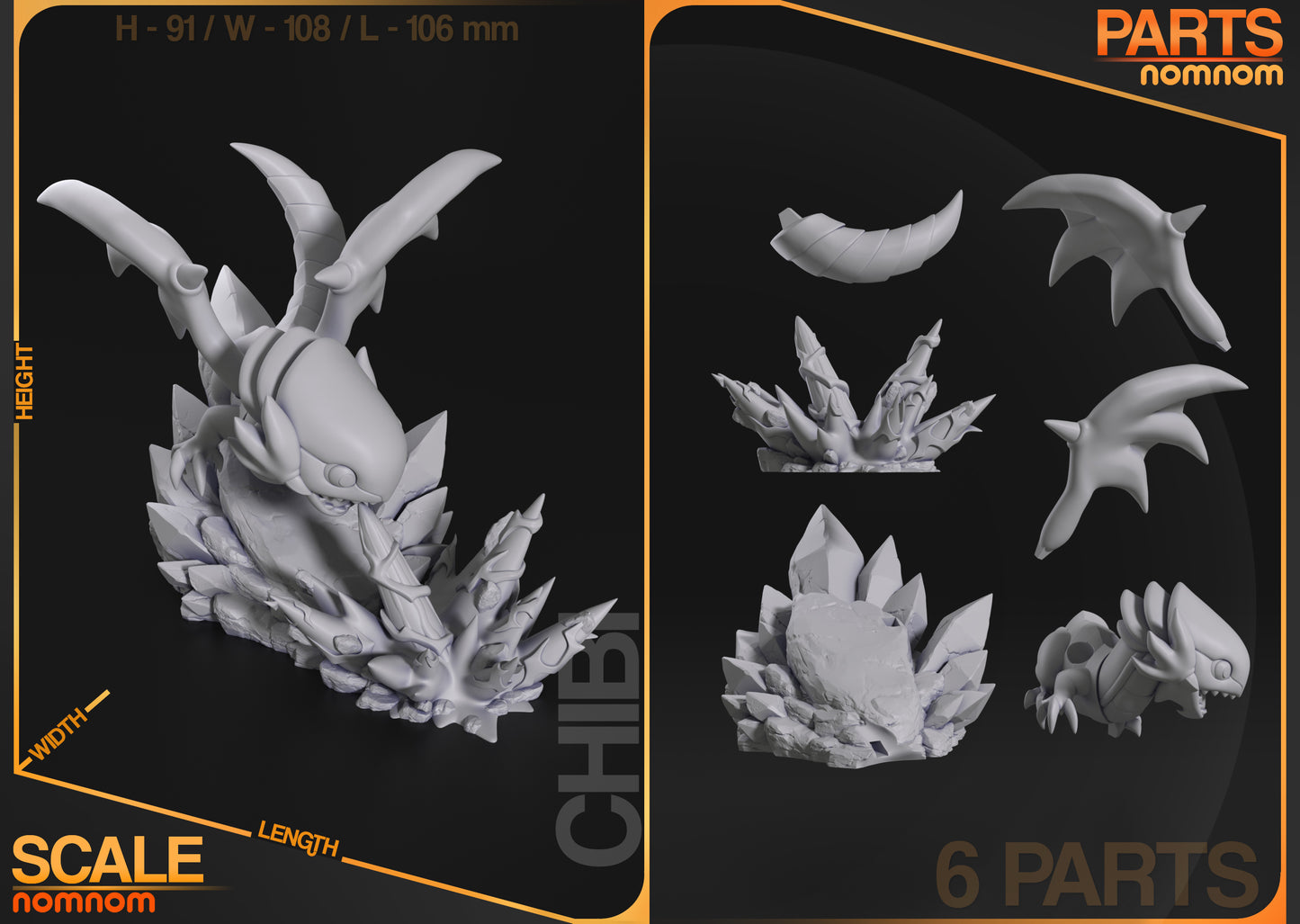 Unpainted Nom Nom Blue Eyes White Dragon Yu-Gi-Oh image 7