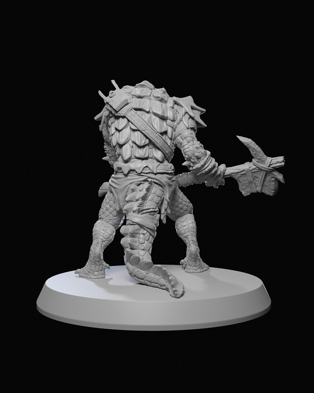 Unpainted Arak Warrior 02 image 1