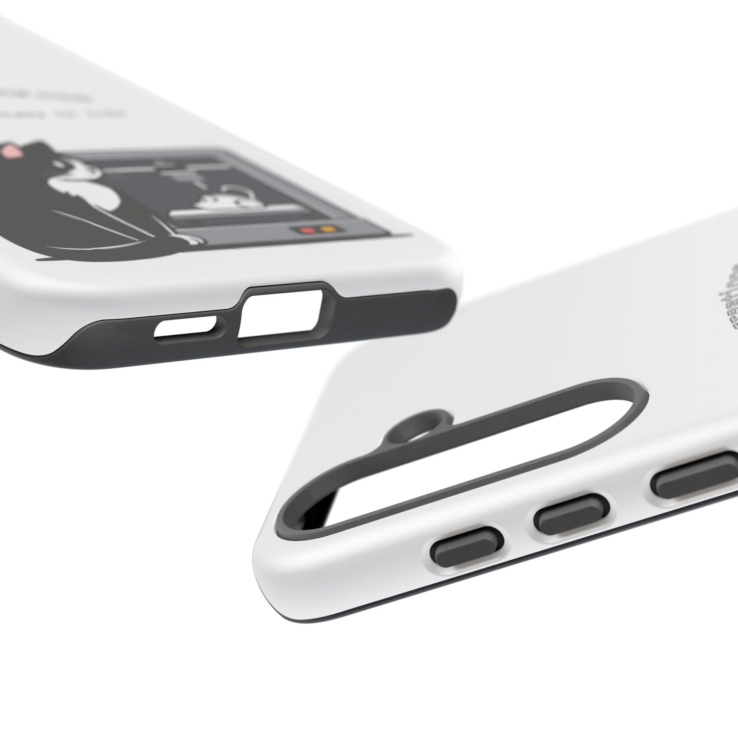 Cat-Themed Phone Case, Cute Cat Design, Gift for Cat Lovers, Creative Phone Cover, Unique Pet Owner Gift, Phone Accessories