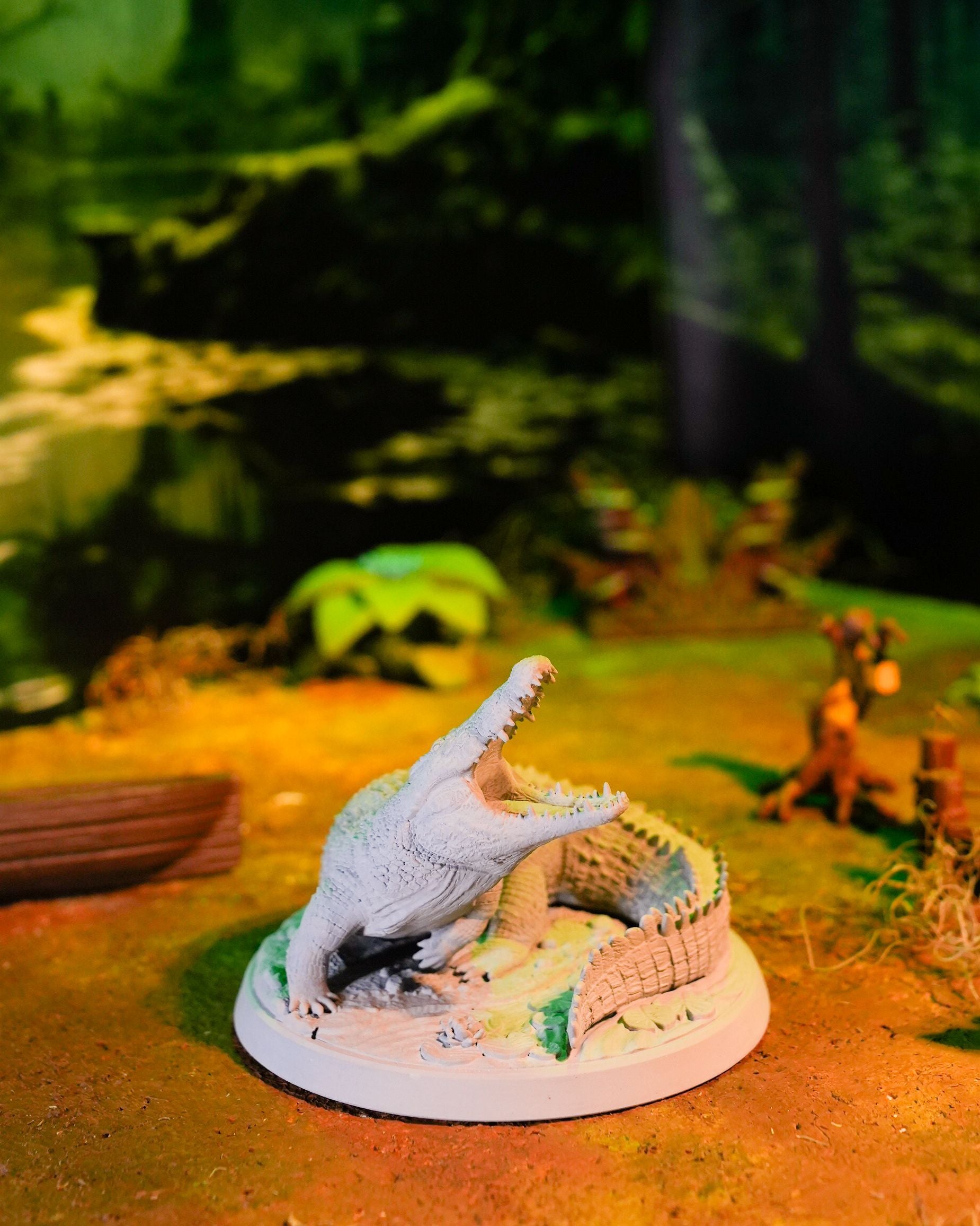 Unpainted Swamp Crocodile - Enemy image 0