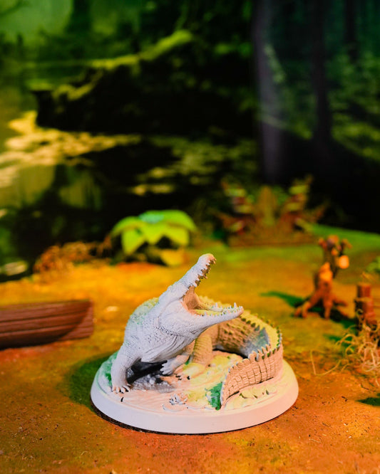 Unpainted Swamp Crocodile - Enemy image 0