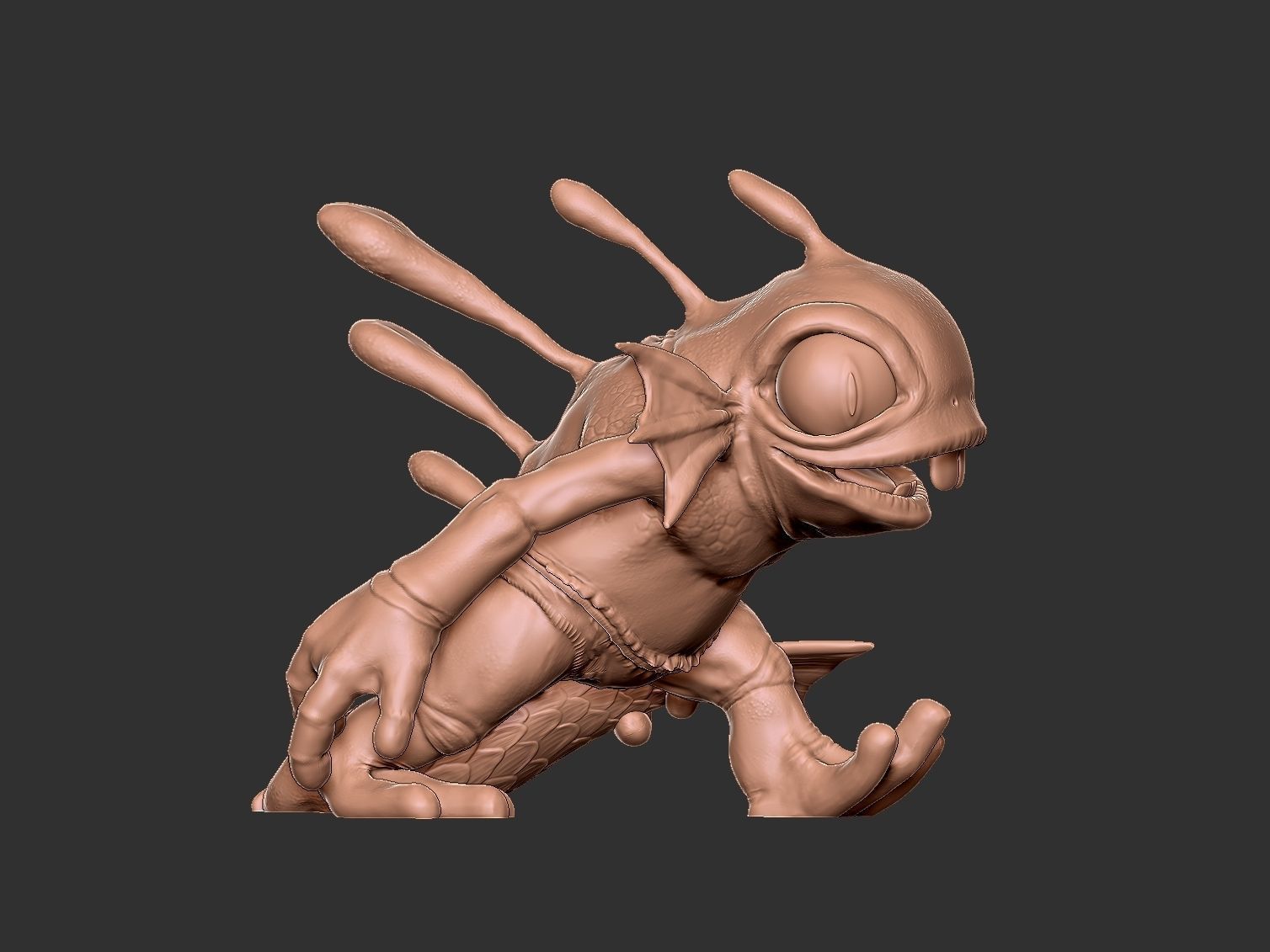 Unpainted Murloc-murky-Heroes of the Storm image 3