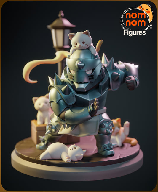 Unpainted Nom Nom Chibi Alophonse Elric FMA image 0