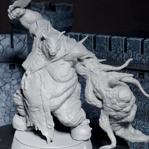 Unpainted Boarhog Butcher - Villain image 0