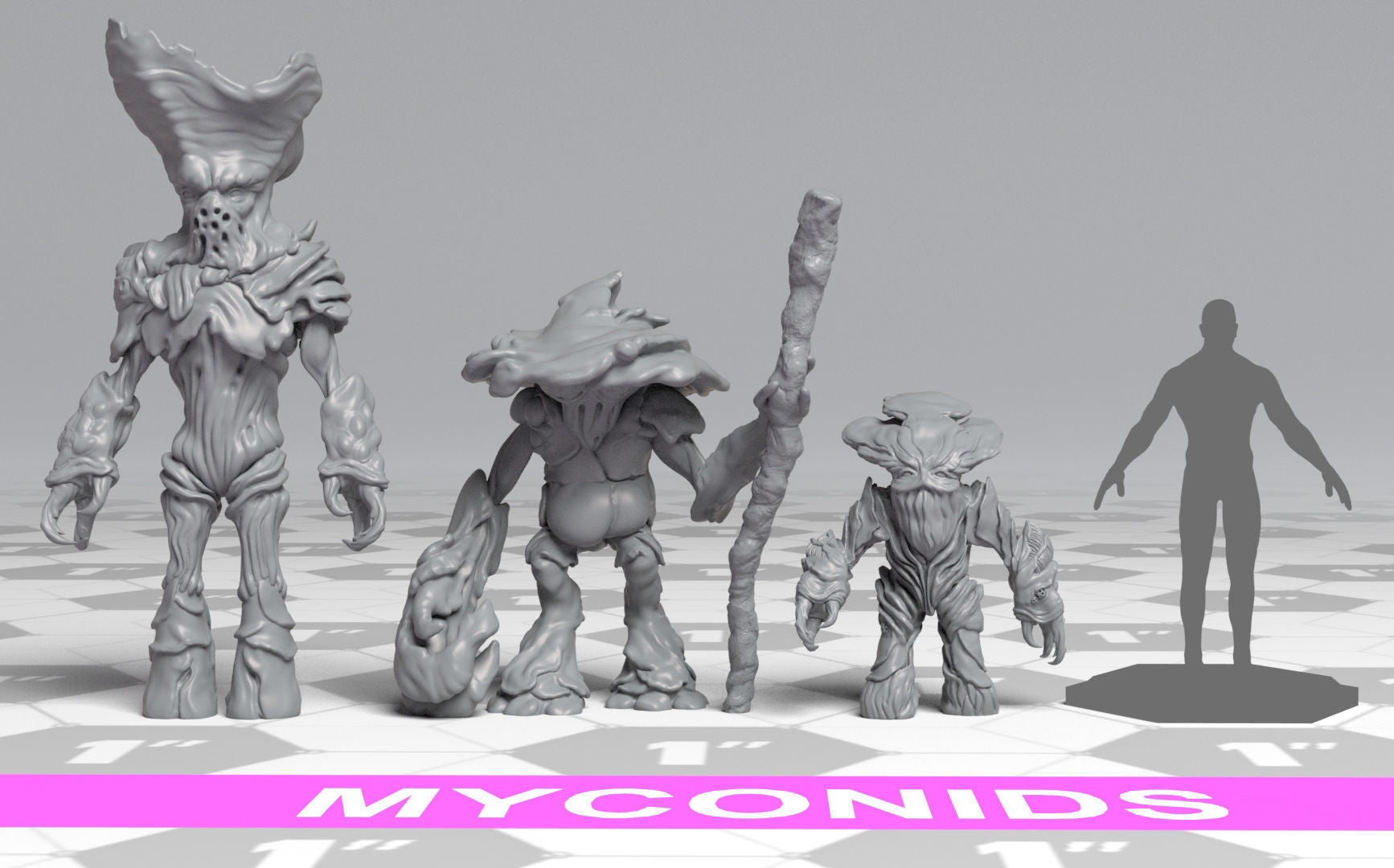 Unpainted Myconids image 4