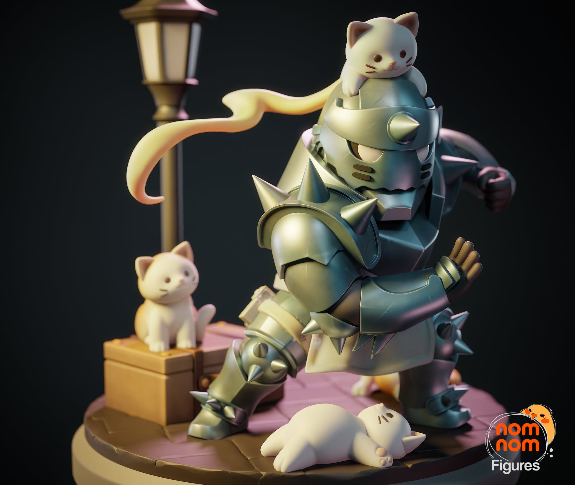 Unpainted Nom Nom Chibi Alophonse Elric FMA image 6