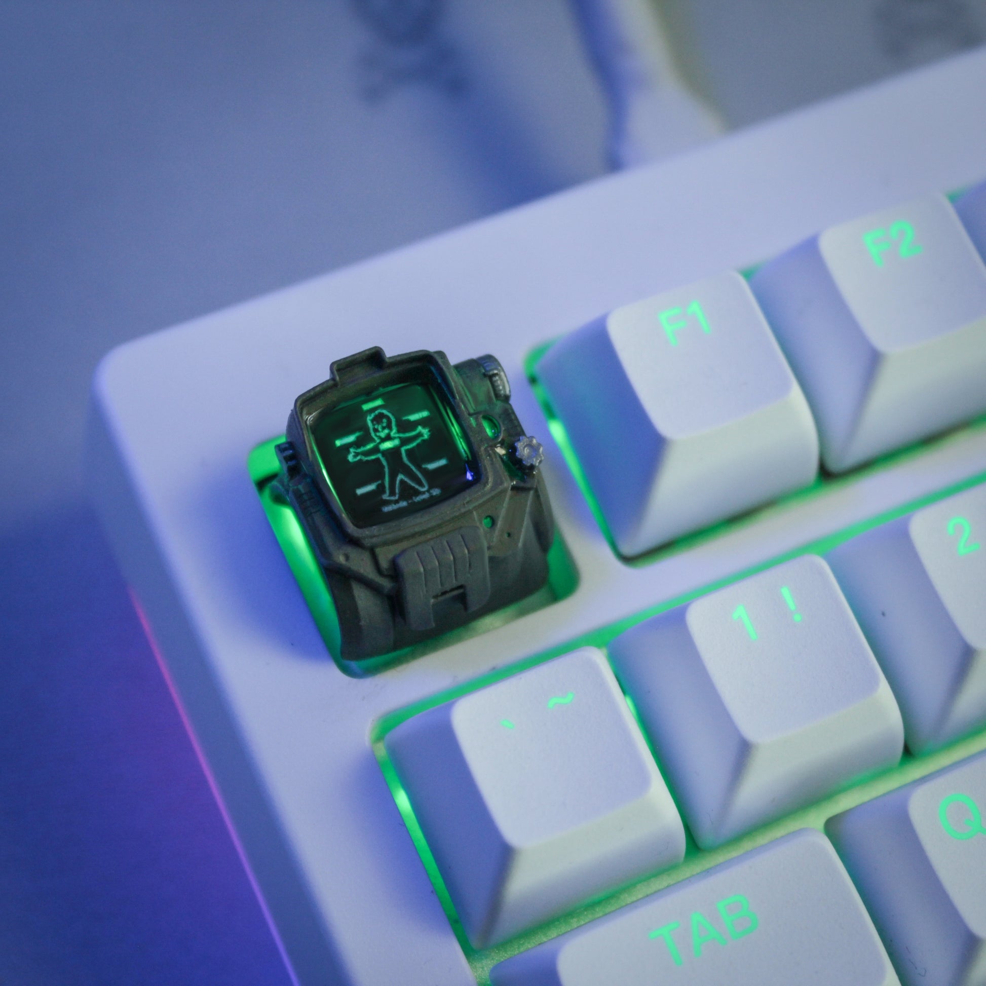 Unpainted Fallout Key Cap image 0