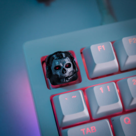 Unpainted GHOST MW KEYCAP image 0