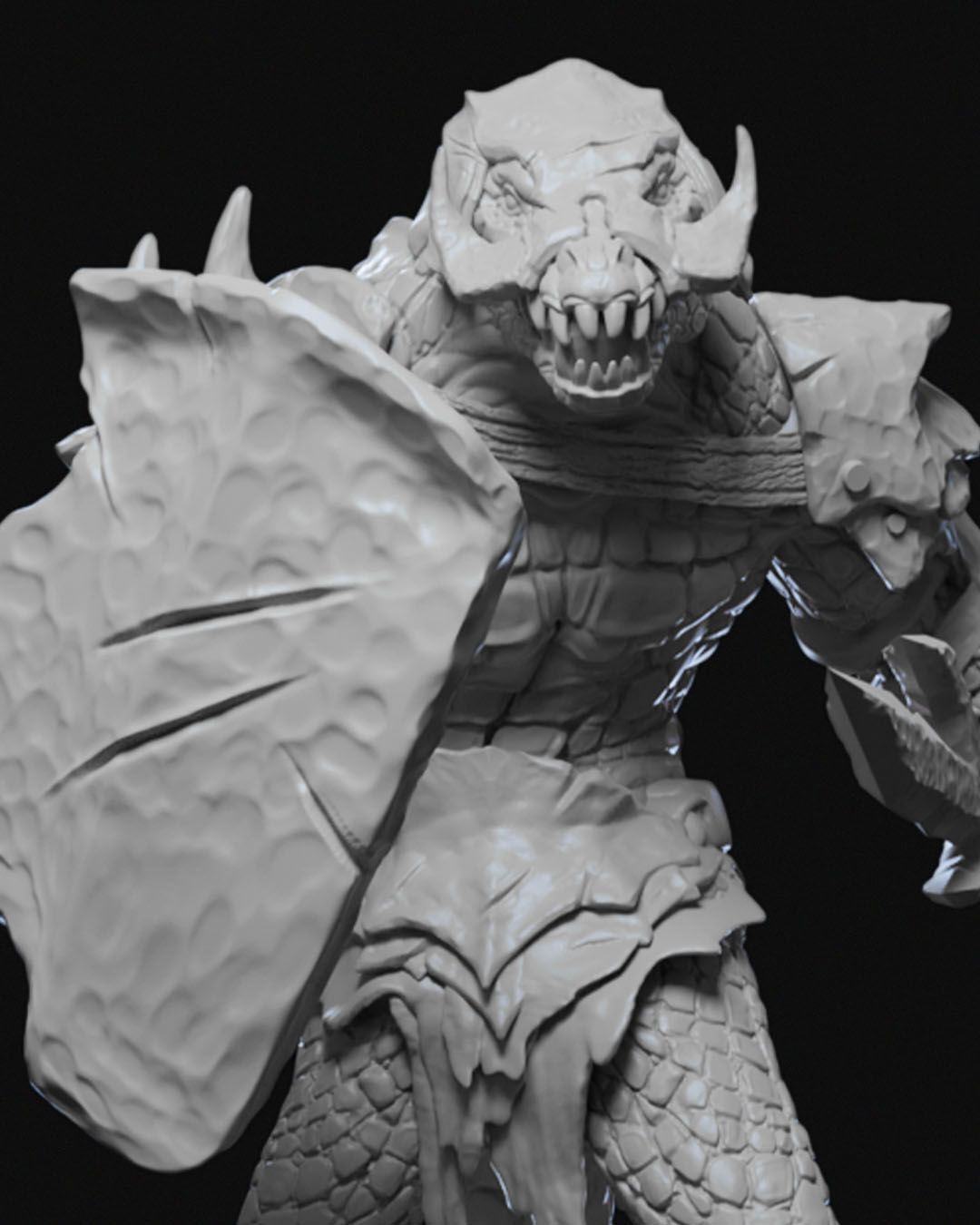 Unpainted Arak Soldier 02 image 2