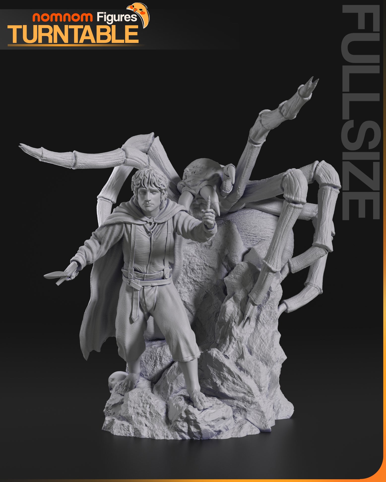 Unpainted Nom Nom Frodo Baggins LOTR image 3