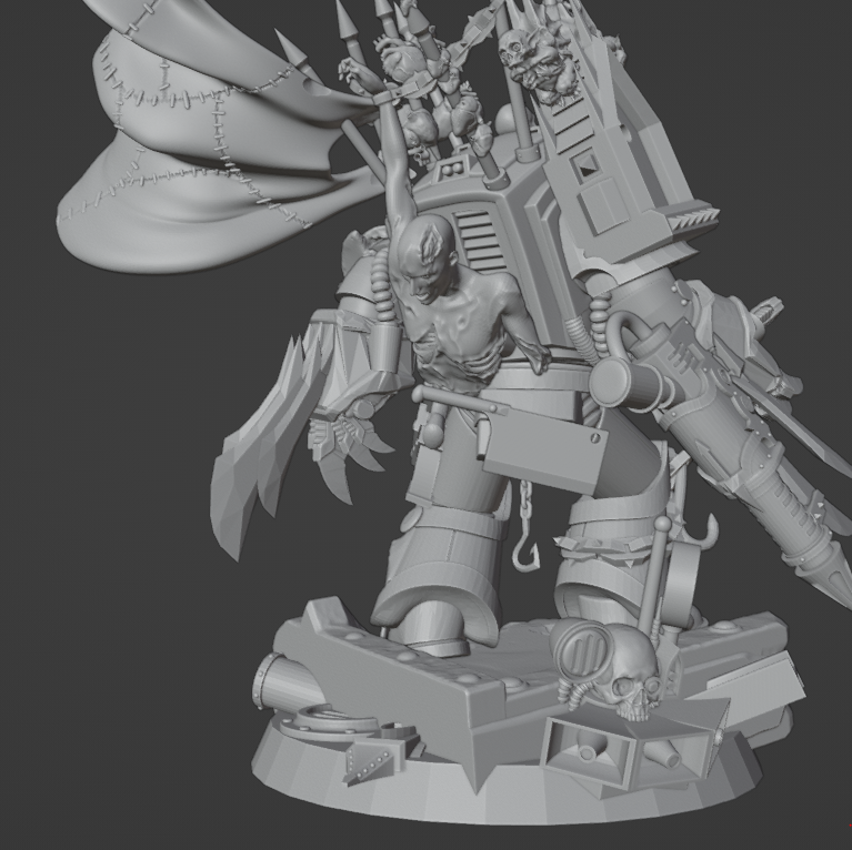 Unpainted Night Lord of Chaos Terminator image 7