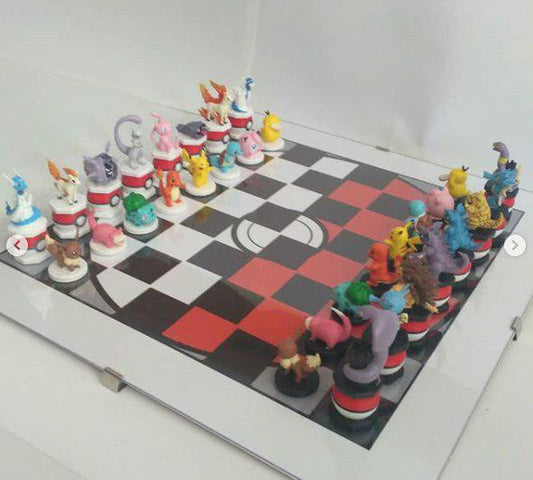 Unpainted-Pokemon-ChessSet image 0