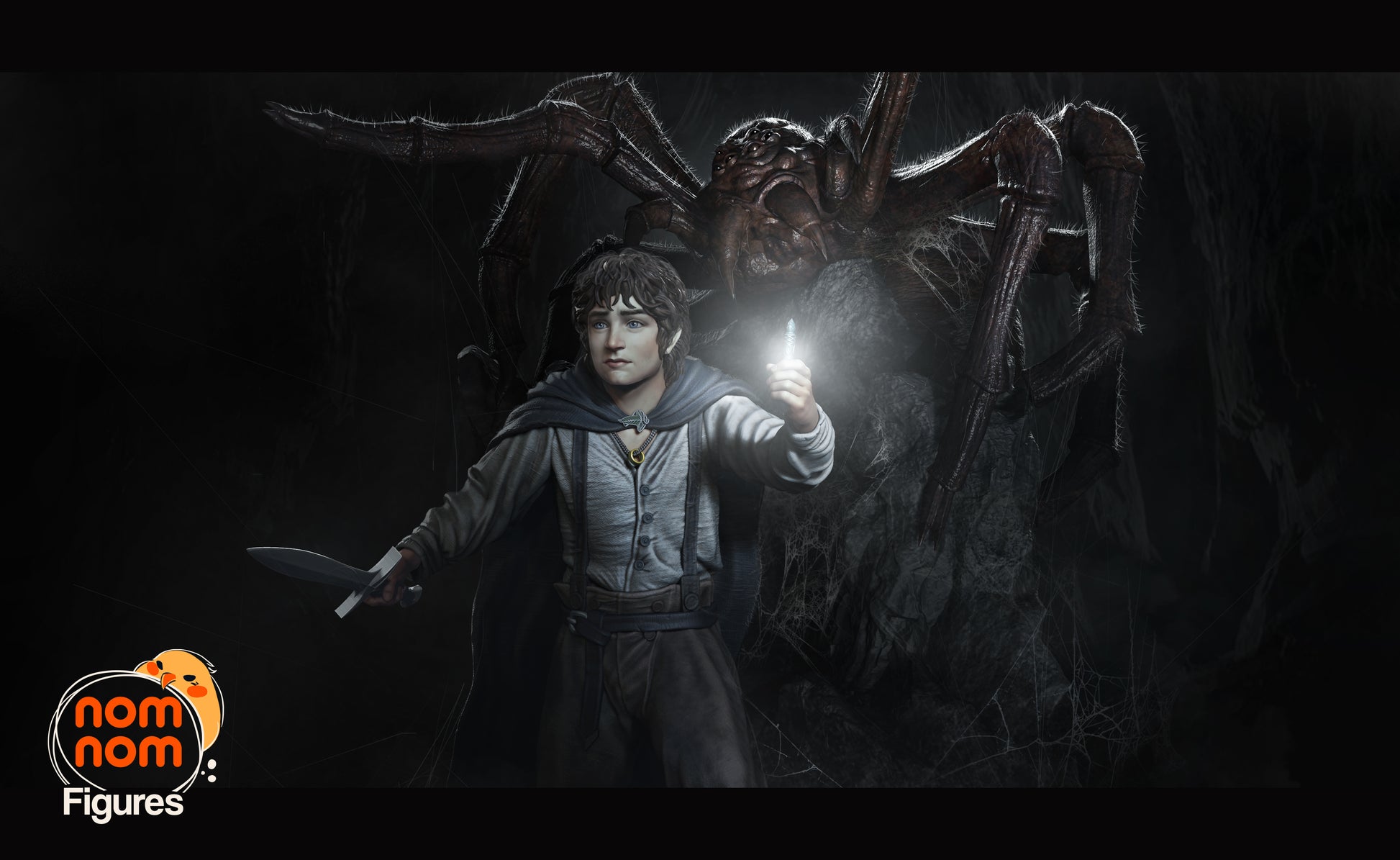 Unpainted Nom Nom Frodo Baggins LOTR image 0