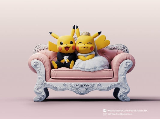 Unpainted-Pikachu-Marriage image 0