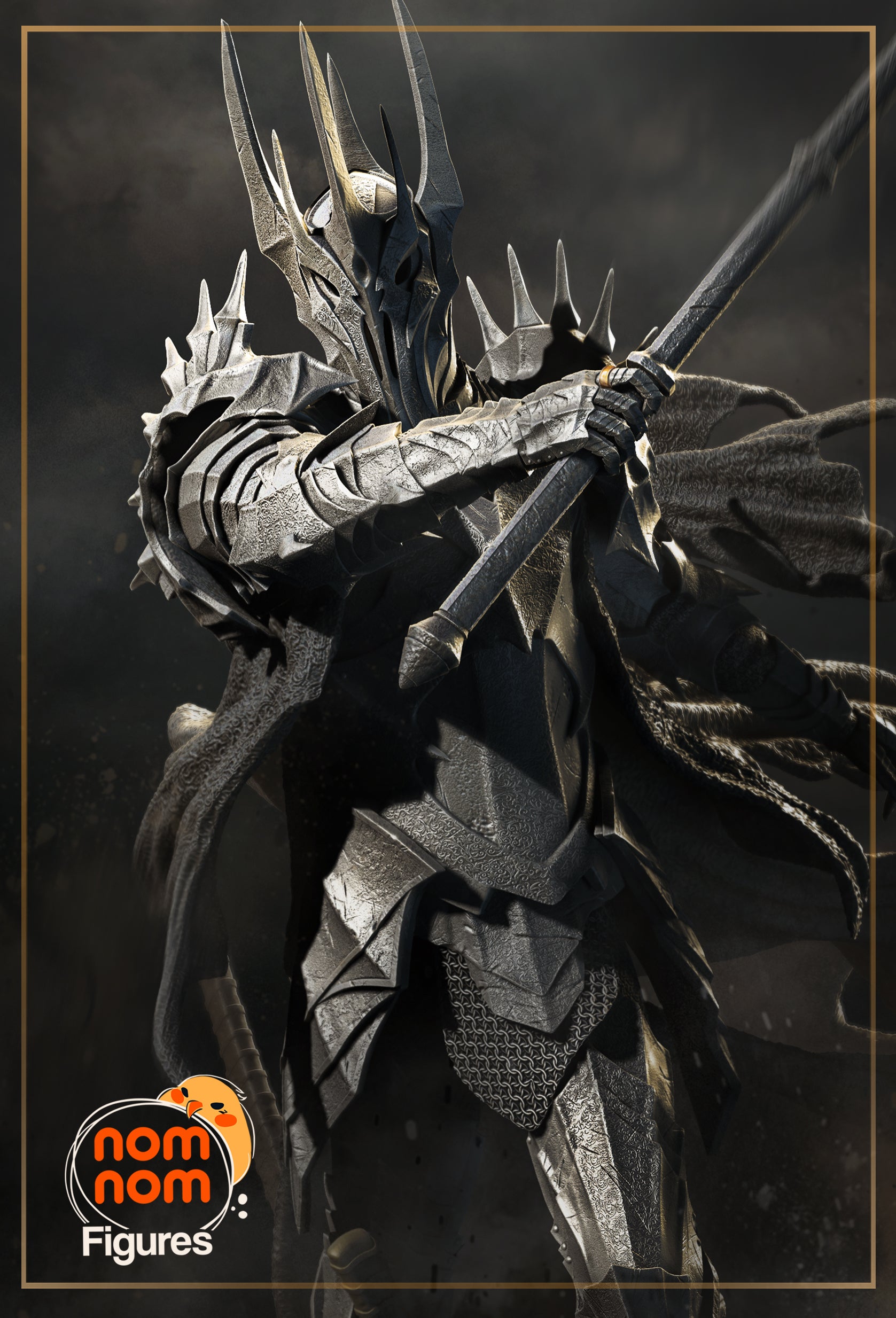 Unpainted Sauron LOTR image 5