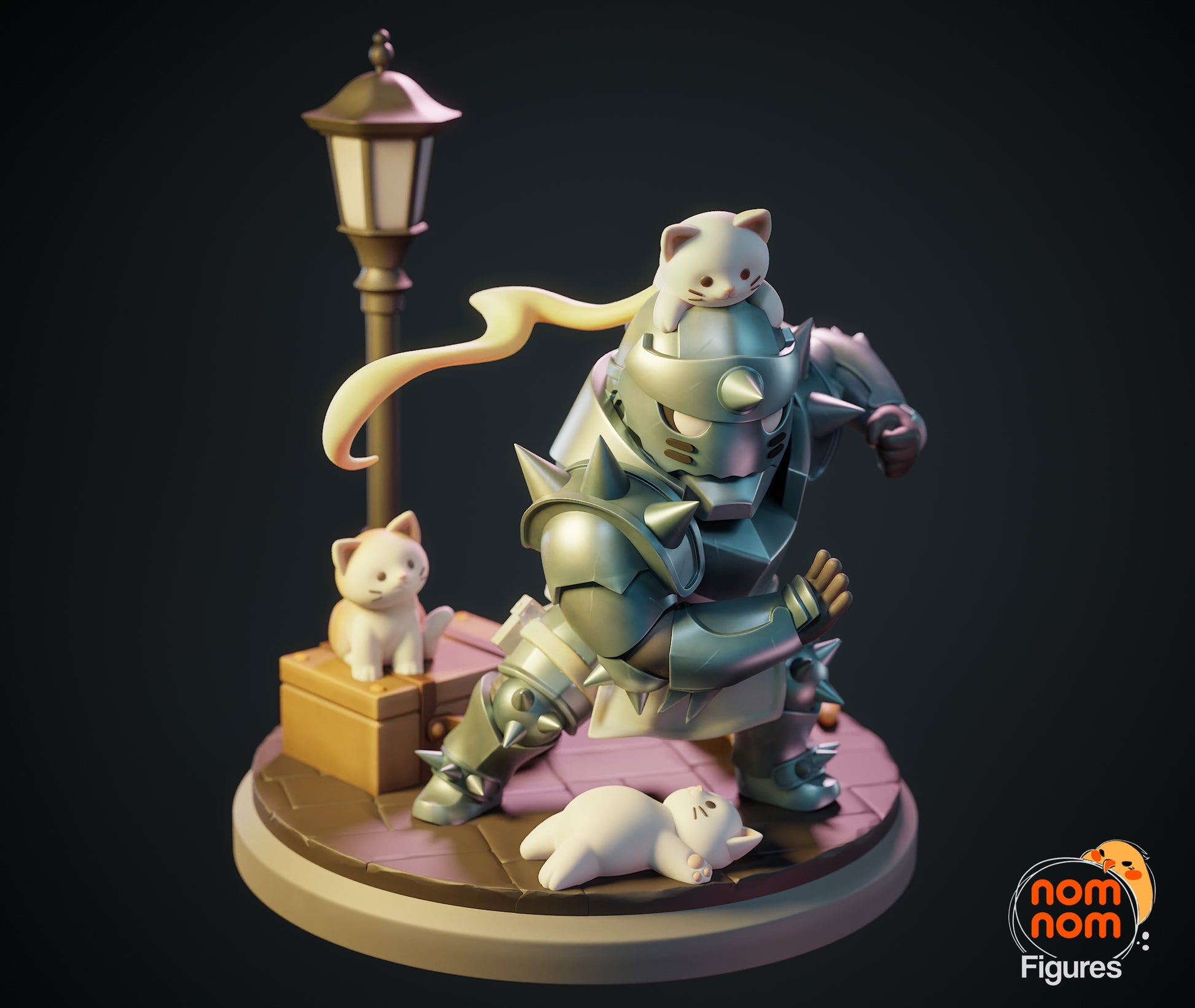 Unpainted Nom Nom Chibi Alophonse Elric FMA image 7