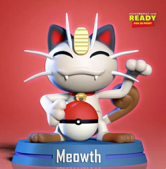 Unpainted-Lucky_Meowth image 0