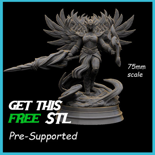 Unpainted Teya Sacred Valkyrie image 0