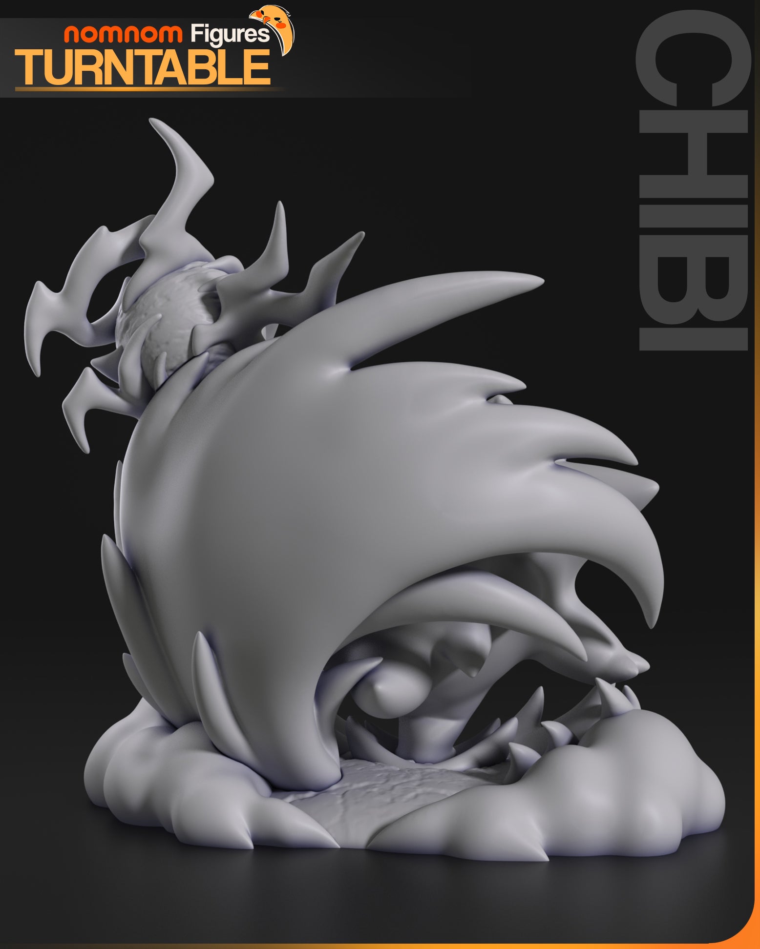 Unpainted Nom Nom Chibi Gengar Pokemon image 4