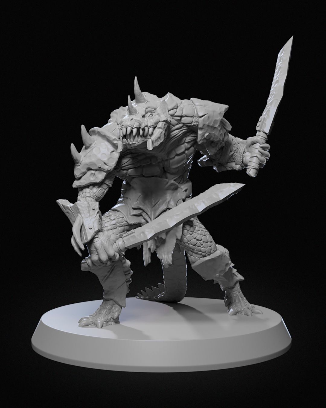 Unpainted Arak Warrior 01 image 0