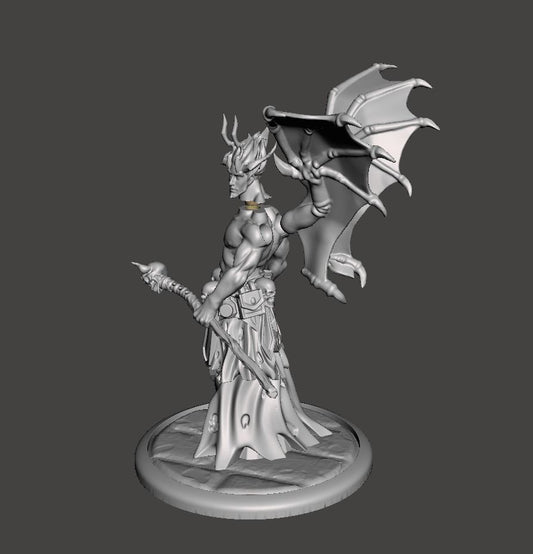 Unpainted Demon mage Sorcerer image 0