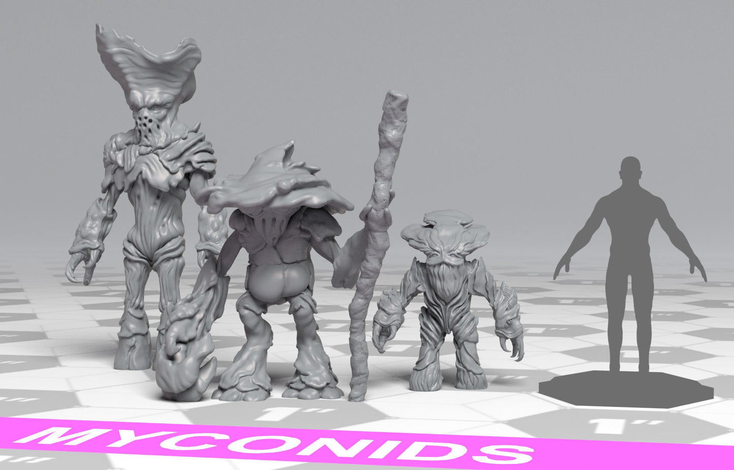 Unpainted Myconids image 1
