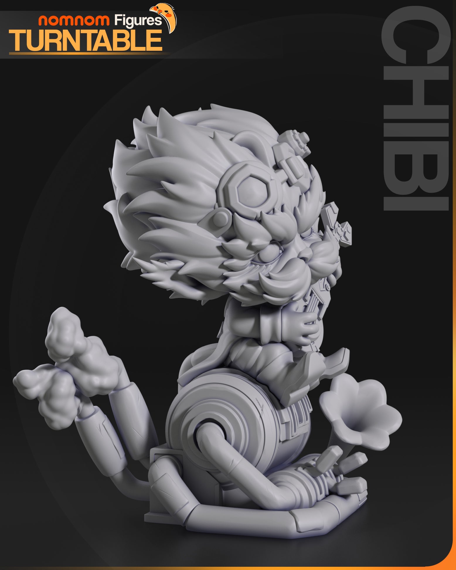 Unpainted Nom Nom Chibi Heimeredinger Arcane image 2