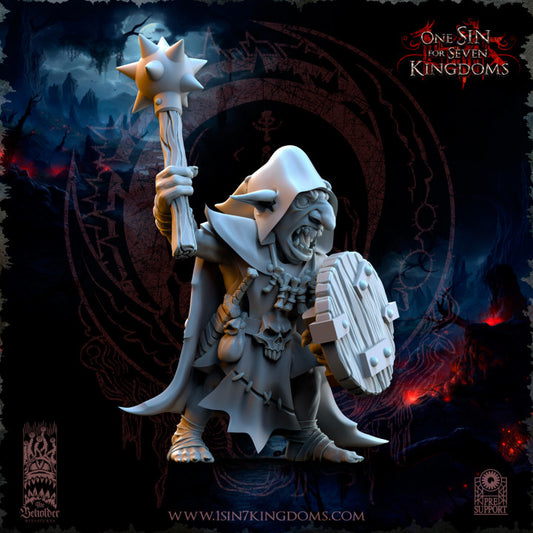 Unpainted The Black Horde Goblins Warrior image 0
