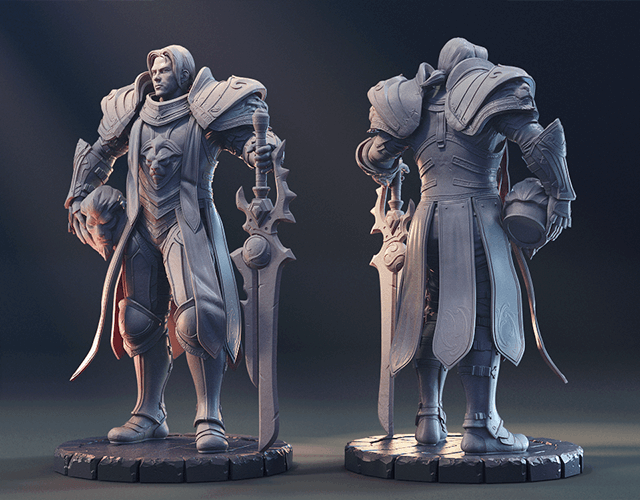 Unpainted Anduin Wrynn