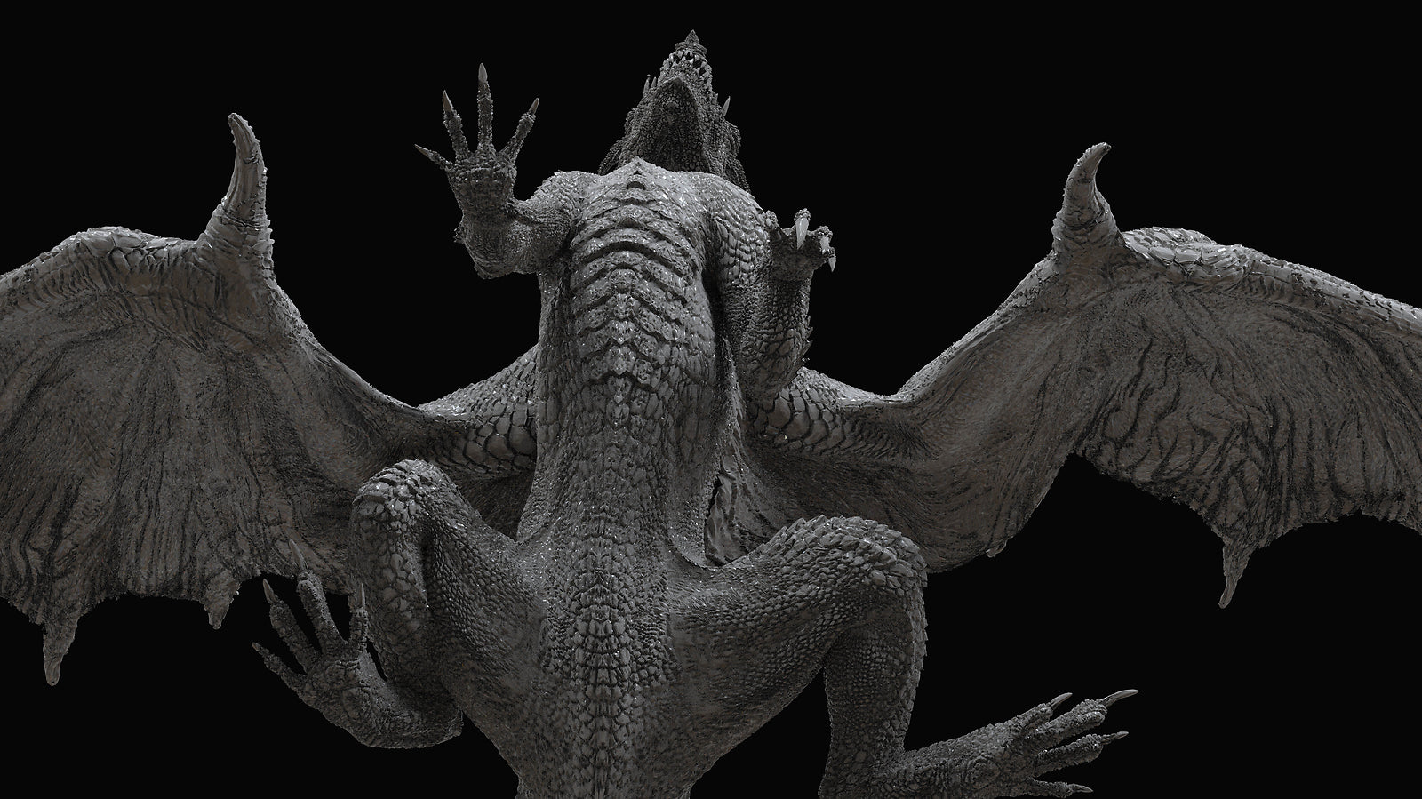 Unpainted Monster Hunter World Fatalis