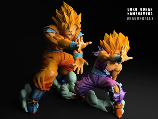 Unpainted Gohan Goku Kameha