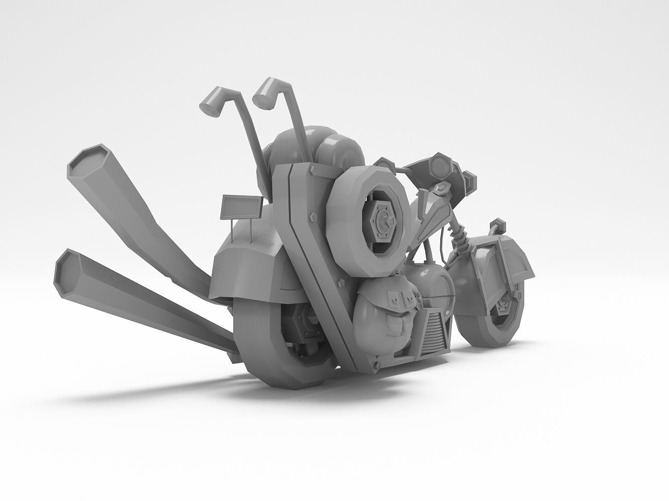 Unpainted Mechano Hog