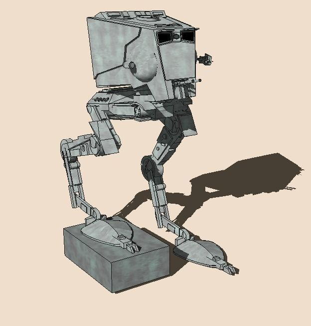 Unpainted Star wars AT-ST