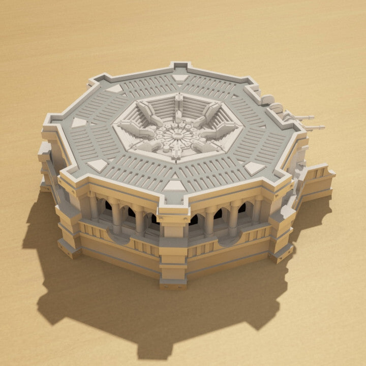 Unpainted missile silo and bunker