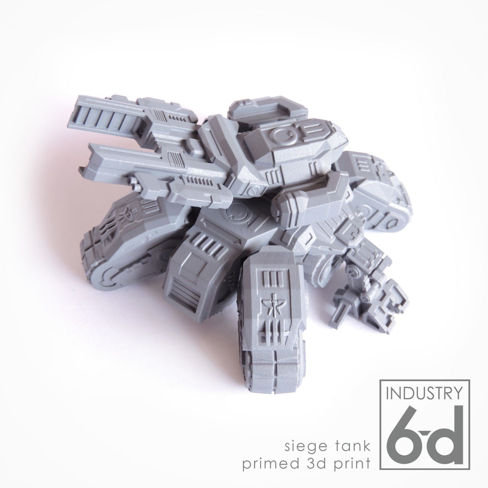 Unpainted Siege Tank 