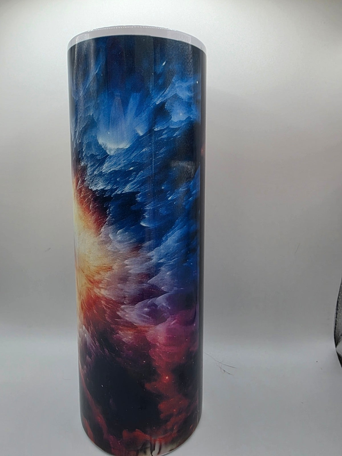 20 Ounce Metal Tumbler with lid and straw and box Moon