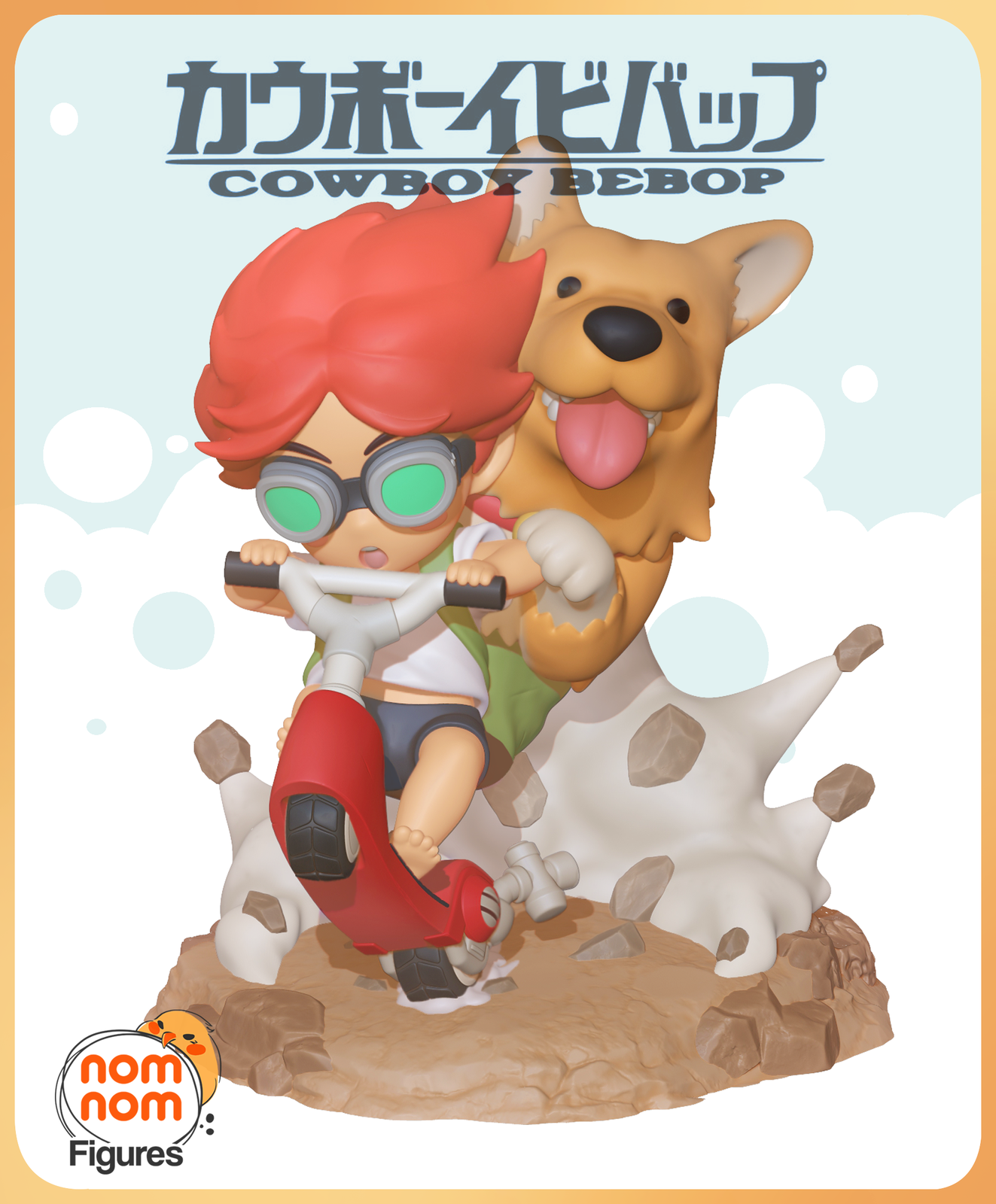 Unpainted Ein and Edward Cowboy Bebop
