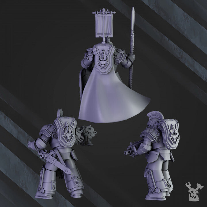 Unpainted Bullwhip Clan Warriors