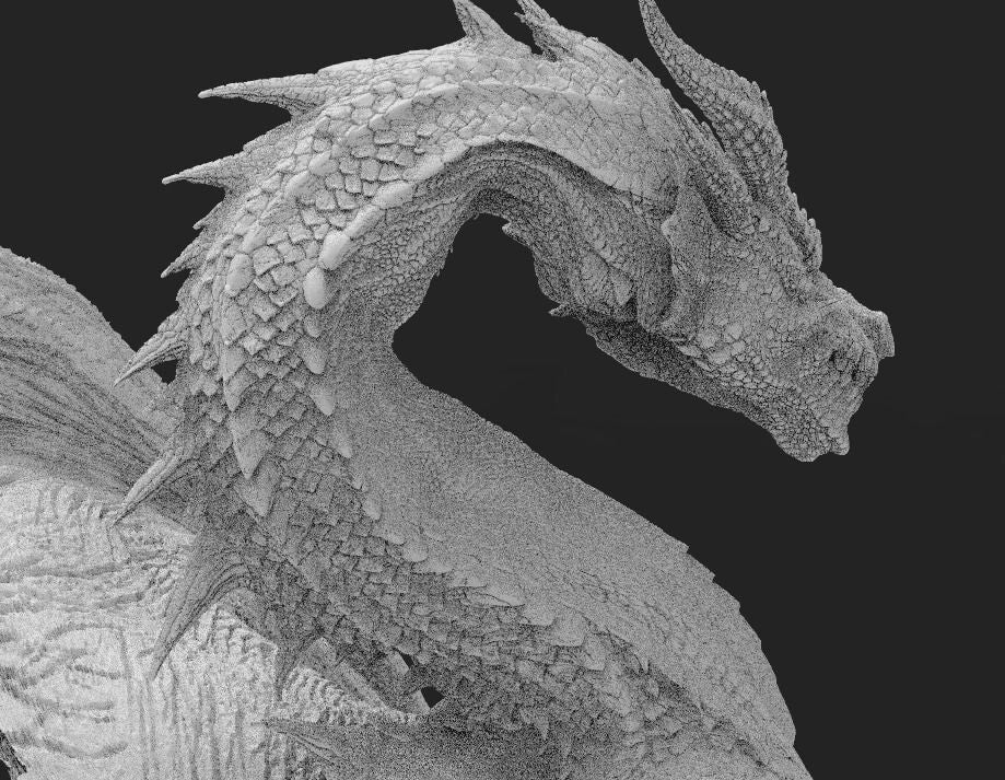 Unpainted Monster Hunter World Fatalis