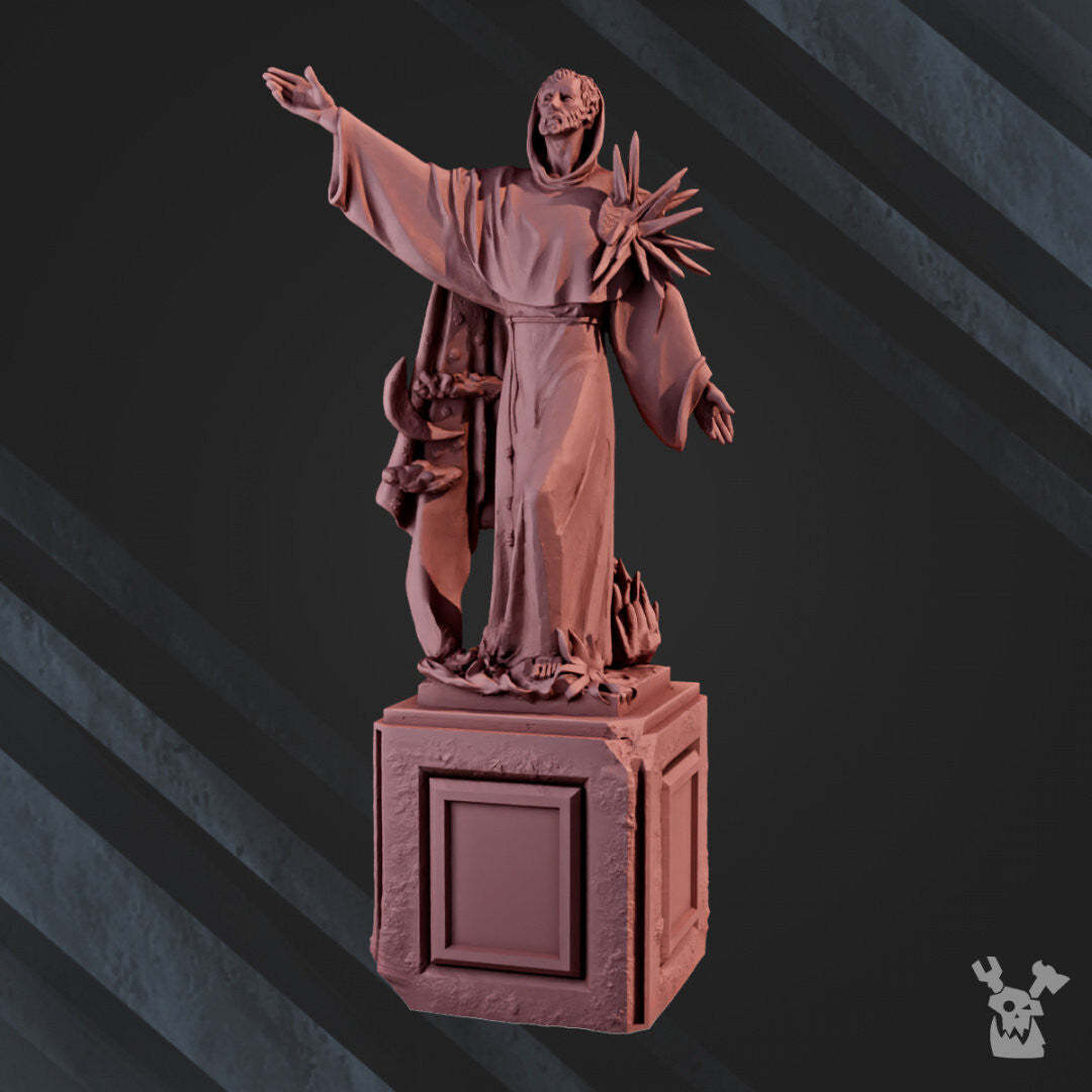 Unpainted Gothic Statue