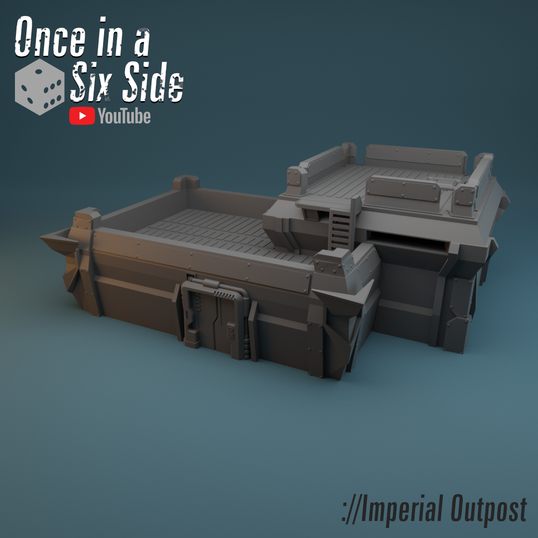 Unpainted Imperial Outpost