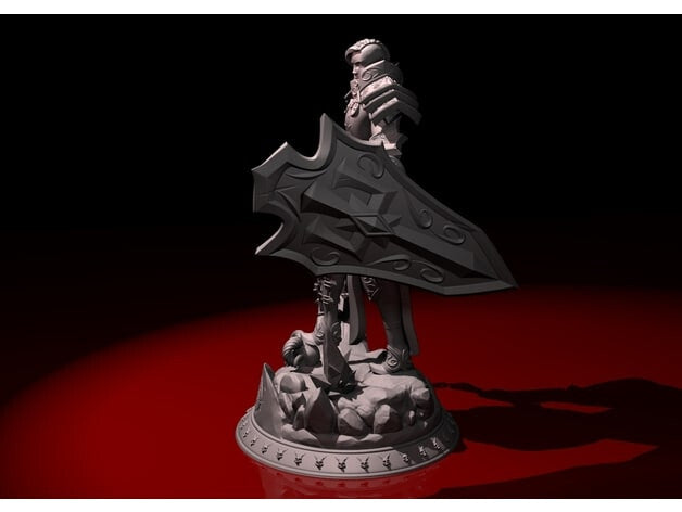 Unpainted Diablo Figure 30
